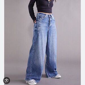 NWOT Free People We the Free Old West Slouchy Jeans | Size 24